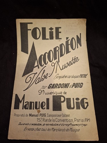 Manuelle puig akkordeon noten - puig,