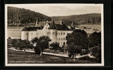 Immendingen /Baden, Oberes Schloß mit Waldpartie, Ansichtskarte 1936 