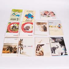Konvolut 30 Schlumpf Schleich Kataloge 80er bis 2000er Jahre