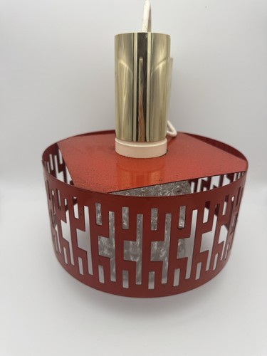 Rote vintage deckenlampe - rote,