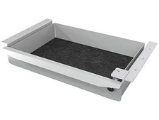 Unterbau-Schublade, 270 x 400 x 75 mm, Aluminium - A