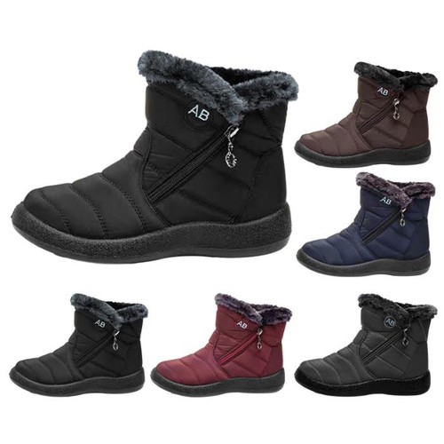 Damen winterstiefel plüsch - winterstiefel,