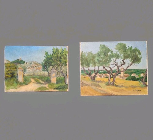 Bernard huile landschaft alte - bernard,