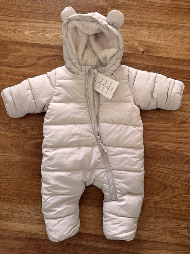 Schneeanzug baby beige neu - schneeanzug,