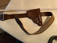 DDR NVA MdI Offizier Zweidornkoppel 100cm Pistolentasche Gürtel VP KVP GT Grenze