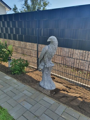 Gartenfigur adler auf stamm - adler,