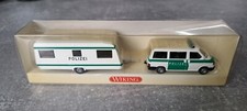 15 OVP Spur H0 1:87 Wiking 104 16 35 Polizei VW Bus Caravelle mt Wohnwagen