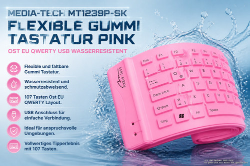 Mediatech rubber tastatur - mediatech,