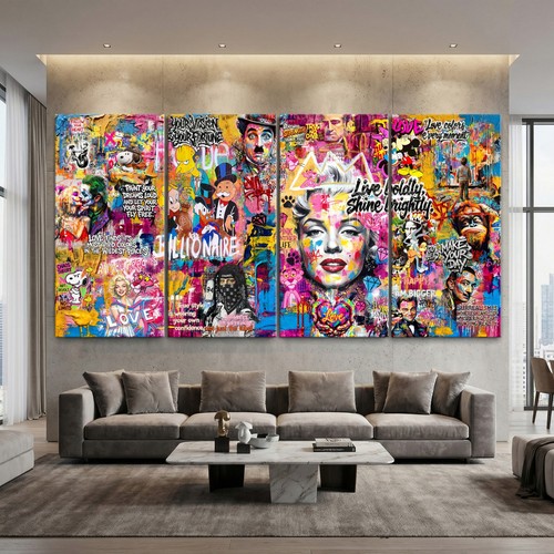Banksy graffiti wandkunst - banksy,