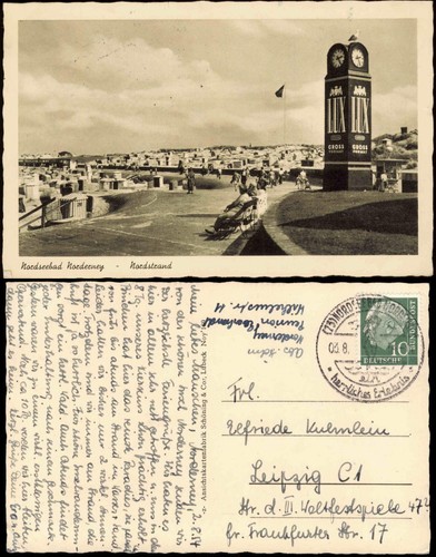 Ansichtskarte norderney - ansichtskarte,