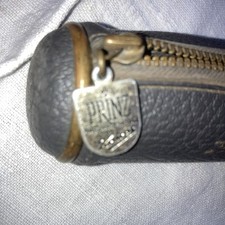 Schirm schwarz Prinz Knirps Regenschirm mit Schutzhülle altes Sammlerstück