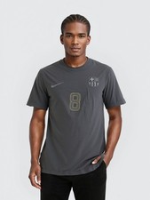 Nike Barcelona T-Shirt Andres Iniesta Print Trikot-Shirt Nummer 8 schwarz L