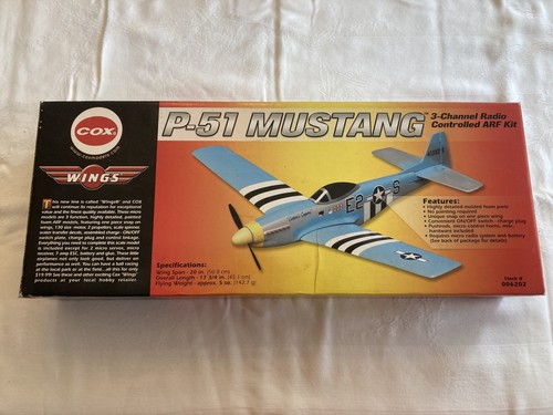 Cox mustang channel rc - cox, 3-channel