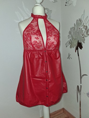 Sexy kleid rot mit spitze - kleid,