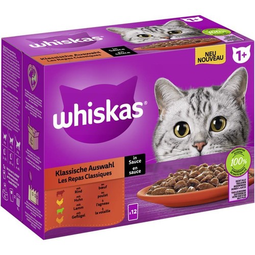 Whiskas multipack - multipack, 1+