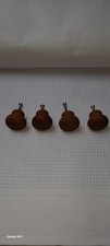 4× Möbelgriffe aus Holz
