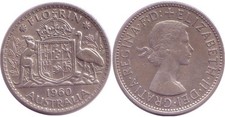 Australien 2 Schilling (Florin) 1960 Silber