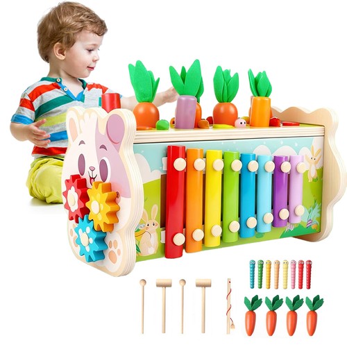 8in1 montessori spielzeug holz - 8in1,