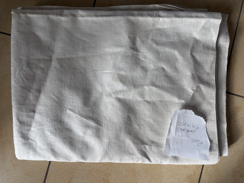 Altes betttuch halb - , /