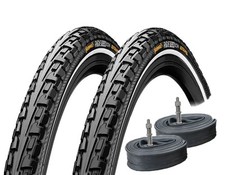 2x CONTI Reifen 28" RIDE TOUR REFLEX 37-622 28x1 3/8x1 5/8 + 2x DV Schläuche