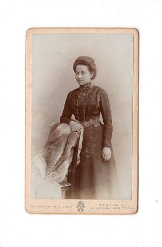 Cdv foto damenportrait feine - /,