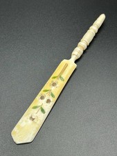 Brieföffner Bein Schnitzerei