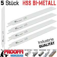 5x Profi Bi-Metall Säbelsäge