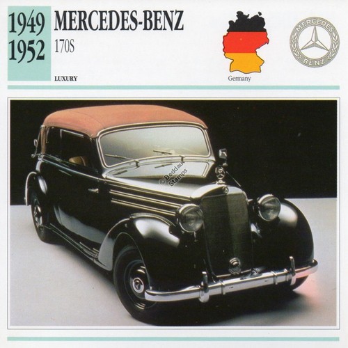 1949 1952 mercedes - mercedes, 170s