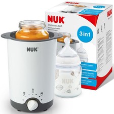 NUK Thermo 3in1 Babyflaschenwärmer | schonendes Auftauen, Erwärmen und Warmhalte