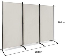 Trennwand 2x GOPLUS Paravent