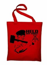 Held der Arbeit Jutebeutel