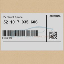 2x Genuine BMW 52107035606 -