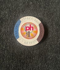 Planet Hollywood Casino * 1$ Poker Chip Jeton * Las Vegas * Strip * Boulevard