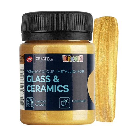 Gold porzellanfarbe 50ml - porzellanfarbe,