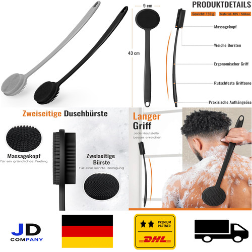 Silikon rückenbürste dusche - silikon,