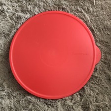 Tupperware Ersatzteil Frische/Verschlußdeckel Salatkarussell 2, rot, 22,8cm
