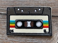 MC Kassette Patch Aufnäher