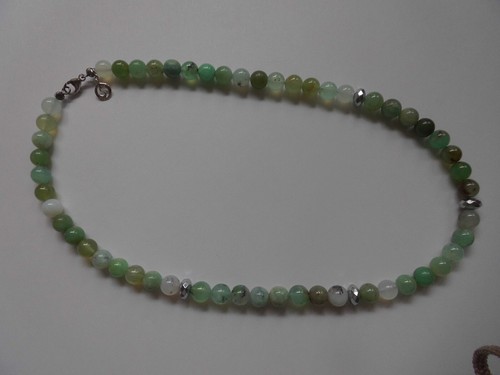 Chrysopras collier - chrysopras-collier, /