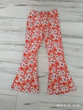 Schlaghose Gr 134/140 bunt gemustert mit elastischem Bund 