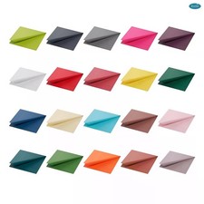 Bio-Dunisoft Servietten einfarbig 40x40cm 1/4 und 1/8 Falz Airlaid Stoffoptik