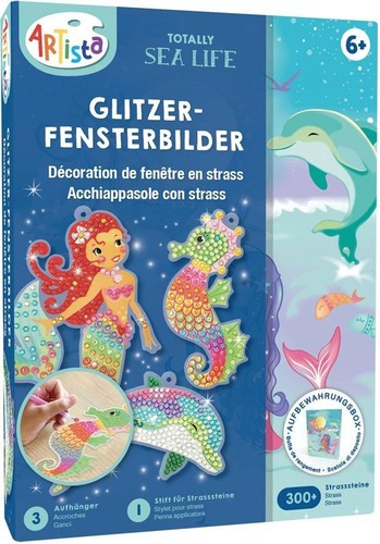 Glitzer-Fensterbilder