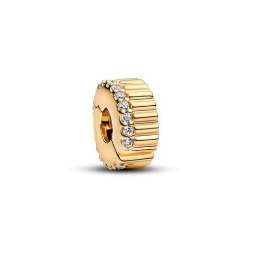 Bead vergoldet gerippter - -,