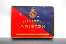 Antike Blechdose, Zigarettendose, Muratti Ariston Gold für 50 Cigaretten