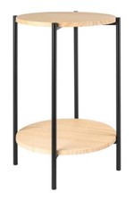 LIVARNO home Deko Ständer mit 2 Ablagen Tisch Pflanzen Beistelltisch für Innen