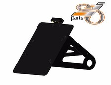 Harley Davidson Dyna Softail seitlicher Kennzeichenhalter seitlich + Beleuchtung