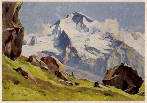 Künstler maurus hanns - künstler, ak