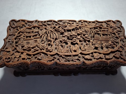 Antike holzschachtel 1900 - ca,