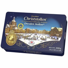 Dr. Quendt Dresdner Christstollen 1 kg Dose Tradition Stollen (26,99 EUR/kg)