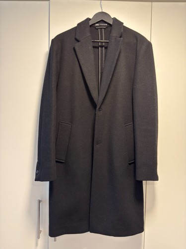 Mantel zara herren - mantel, schwarz