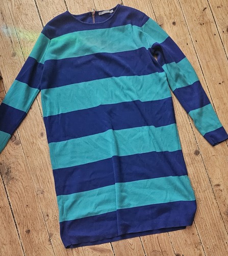 Cos kleid gestreift langarm - kleid,